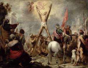 聖アンドリューの殉教、1675-82年 作： Bartolomé Esteban Murillo